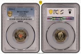 2020-C $2 Firefighters Colorized MS67