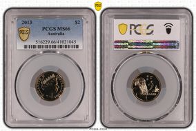 2013 $2 MS66