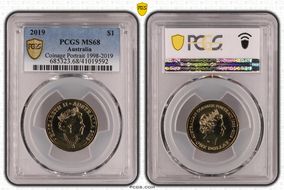 2019 $1 Coinage Portrait 1998-2019 MS68