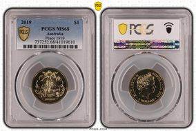2019 $1 Peace 1919 MS68