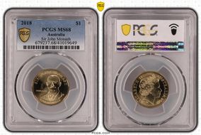 2018 $1 Sir John Monash MS68