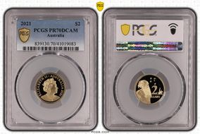 2021 $2 PR70DCAM