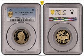 2021 $1 PR70DCAM