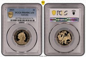 2021 $1 PR69DCAM