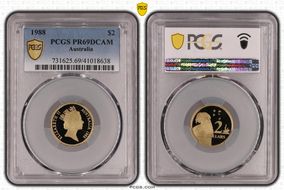 1988 $2 PR69DCAM