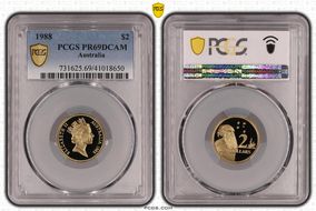 1988 $2 PR69DCAM