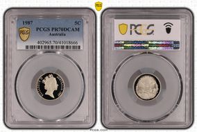 1987 5C PR70DCAM