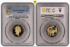 1987 $1 PR69DCAM