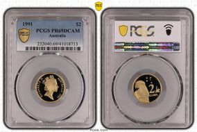 1991 $2 PR69DCAM