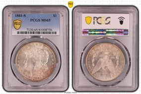 1881-S $1 MS65
