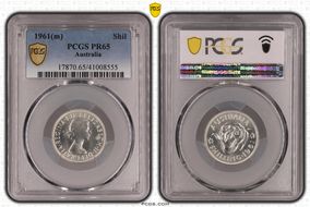 1961(m) Shil PR65