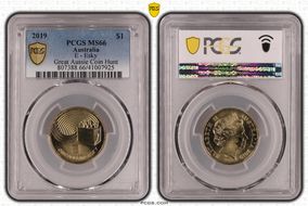 2019 $1 E - Esky Great Aussie Coin Hunt MS66