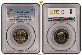 2021 $1 Plush Kangaroos - Baby Set MS68