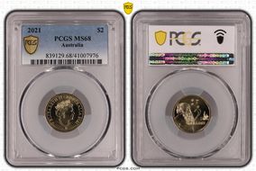 2021 $2 MS68