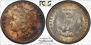 1886 $1 MS65
