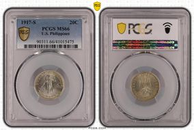 1917-S 20C MS66
