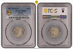 1857-PTS FJ Sol KM-119.2 MS63