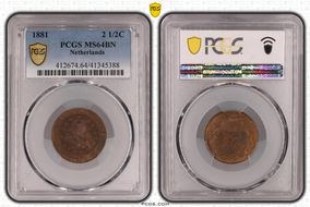 1881 2 1/2C KM-108 MS64BN