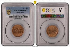 1941 2 1/2C MS65RD