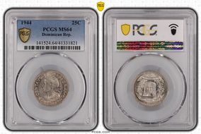 1944 25C MS64