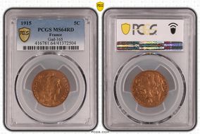 1915 5C Gad-165 F-119 MS64RD