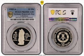 1985-A 10 Mk Liberation PR69DCAM