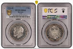 1914-D 3 Mk J-52 MS64