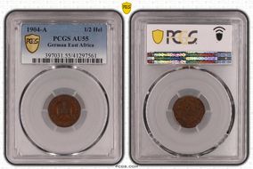 1904-A 1/2 Hel AU55BN