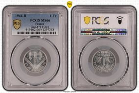 1944-B 1 Fr Gad-471 F-223 MS66