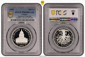 1995 100 Fr Pantheon Gad-898 PR69DCAM