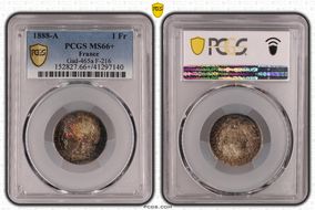 1888-A 1 Fr Gad-465a F-216 MS66+