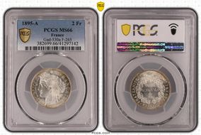 1895-A 2 Fr Gad-530a F-265 MS66