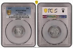 1947 50C Gad-426b F-194 MS66