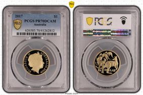 2017 $1 PR70DCAM