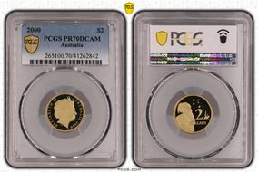 2000 $2 PR70DCAM