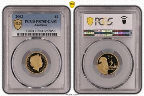 2002 $2 PR70DCAM