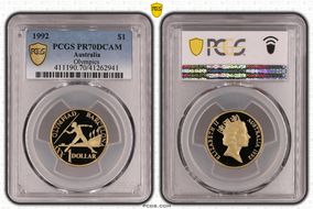 1992 $1 Olympics PR70DCAM