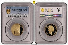 1996 $1 Parkes PR70DCAM