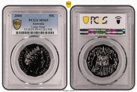 2004 50C Large Head MS69