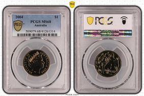 2004 $1 MS68