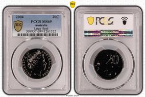 2004 20C Large Head MS69