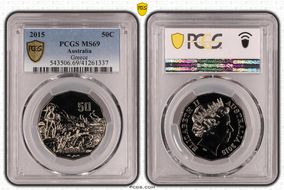 2015 50C Greece MS69