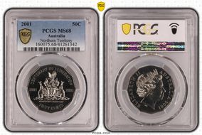 2001 50C Northern Territory MS68