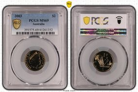2003 $2 MS69