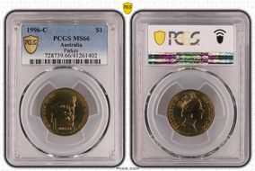 1996-C $1 Parkes MS66