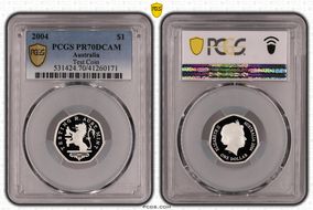 2004 $1 Test Coin PR70DCAM