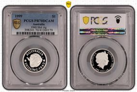 1999 $1 1940 Shil Ag PR70DCAM