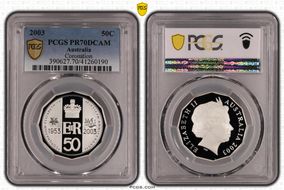 2003 50C Coronation Ag PR70DCAM