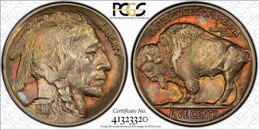 1916 5C Doubled Die Obverse AU55