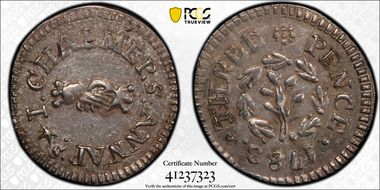 1783 MD 3P Chalmers AU58